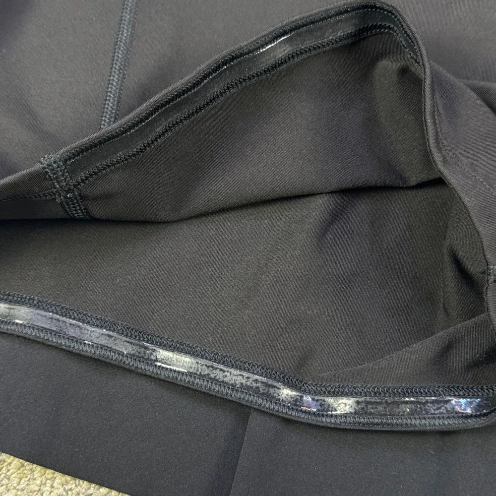 Athleta Ace Tennis Skort 2X Black Built In‎ Shorts Zipper Pocket NWOT Plus